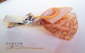 指尖復古風尚 阿呆猴原創手工絹紗鉆豹紋發夾，點亮酒紅甜美元旦